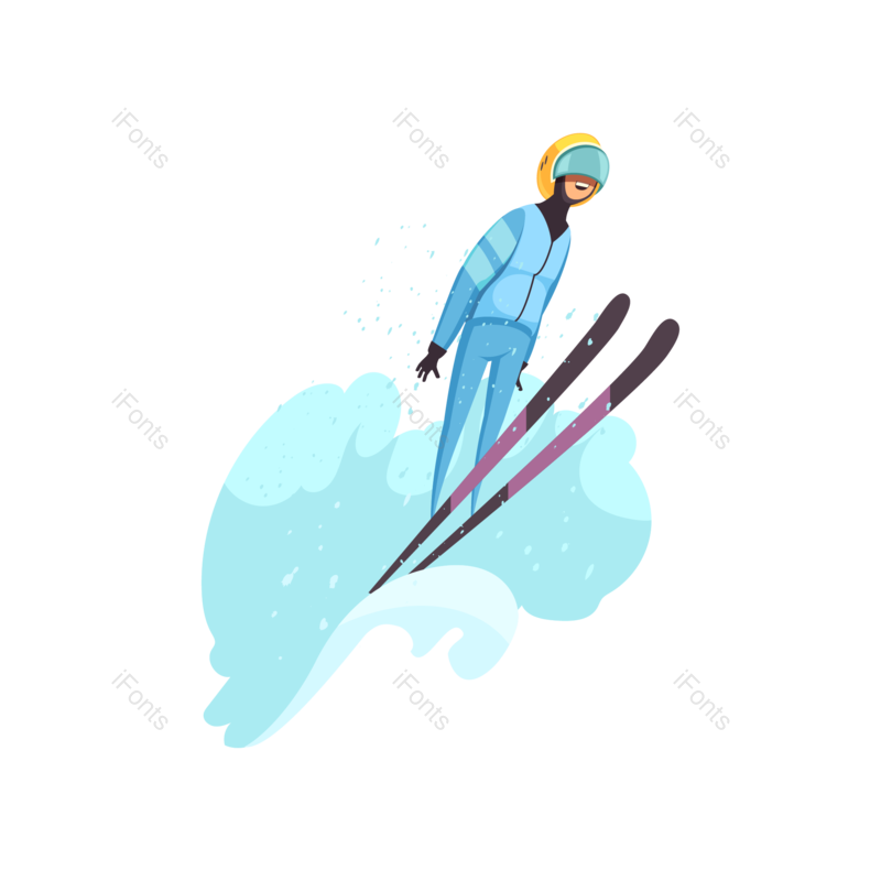 体育比赛图片,户外运动元素,滑雪PNG,运动免抠素材